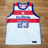 ราคา เสื้อบาสมือสอง ของแท้ Reebok Bullets 23 Jordan made in korea (4635775155)