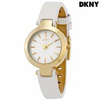 ราคา DKNY รุ่น NY2200 นาฬิกาข้อมือผู้หญิง Silver Dial White Leather Ladies Watch (2064552248)