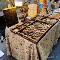 ราคา ผ้าปูโต๊ะ ใหม่จีน แลนดิ้ง คําสั่งซื้อการประดิษฐ์ตัวอักษรแผงลอยสไตล์จีนสร้อยข้อมือผ้าปูโต๊ะผ้าฝ้ายผ้าลินินโบราณแผงลอยตลาดกลางคืน SCMK (44225550263)