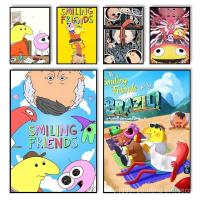 ราคา การ์ตูน S-smilking Friends ภาพวาดการประดิษฐ์ตัวอักษรบ้านห้องนอนผ้าใบกันน้ําโปสเตอร์ Unframed Wall Art พิมพ์ตกแต่งภาพจิตรกรรมฝาผนังสไตล์วินเทจตกแต่งผ้าใบตกแต่งห้อง (48601952197)