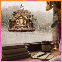 ราคา [Kloware2] เรื่องราวประสูติ สติ๊กเกอร์ติดประตูหน้าต่าง, ภาพวาดผนังพระเยซูสติ๊กเกอร์ติดผนังคริสต์มาสสําหรับโฮมออฟฟิศคริสต์มาสวันหยุดตกแต่งห้องนอน (51802636435)