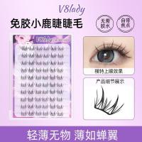 ราคา ขนตาสายฝอ ขนตาปลอม ขนตาล่าง DR.BSC Deer Eye ขนตาปลอมกาวในตัวไร้กาว มาพร้อมผีเสื้อ cos ขนาดเล็ก Flake Light Non-Feeling Pure Desire Eyelash (56250079701)