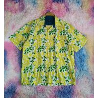 ราคา แบรนด์ ARROW size XL เสื้อเชิ้ตผู้ชายผ้าคอตตอนผสมลินินสีขาวลายดอกเหลืองดอกเขียว รอบอก 50 ความยาว 28 นิ้ว งานแบรนด์แท้เ (27774776331)