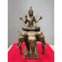 ราคา รูปหล่อ พระอินทร์ทรงช้าง ทรงช้างเอราวัณ วัดสารภี จ.สุพรรณบุรี เนื้อทองเหลือง สูง16นิ้ว ฐานกว้าง5นิ้ว (22211885610)