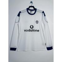 ราคา เสื้อฟุตบอลแขนยาวย้อนยุคทีมแมนยูเวอร์ชันเยือน modèle 2000-01 (44503261528)