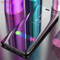 ราคา Vivo V5 V5S V7 Plus V9 V11 V11i V15 V17 Pro Case Clear View Mirror Leather Phone Case Flip Cover Stand Casing (43265799751)