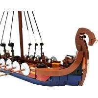 ราคา 454 ✠ ชิ้น โมเดลเรือทหารไวกิ้งยุคกลาง บล็อกสร้าง ทหาร ฟิกเกอร์ เรือ ของเล่นสำหรับเด็ก ของขวัญวั (41705242144)