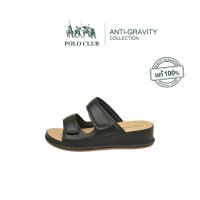 ราคา POLO CLUB รองเท้าแตะแบบสวม รุ่น AG-2800 สีดำ | รองเท้าแตะผู้หญิง สูง 1.5 นิ้ว (18491538422)