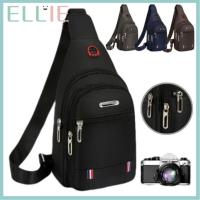 ราคา Ellie Men Crossbody Bag, สี่เหลี่ยมผืนผ้า USB Charge Port Men Messenger กระเป๋า, ผ้าสีดําสีฟ้าสีเทาสีน้ําตาลกระเป๋าสะพายชาย (29523686140)