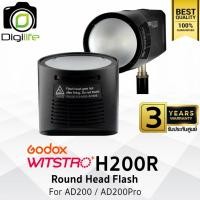ราคา Godox Witstro H200R Round Head Flash For AD200, AD200Pro, AD200ProII - รับประกันศูนย์ Godox Thailand 3ปี - Digilife (23712825772)