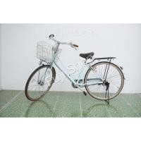 ราคา จักรยานแม่บ้านญี่ปุ่น - ล้อ 26 นิ้ว - มีเกียร์ - สีฟ้า [จักรยานมือสอง] (28105054512)