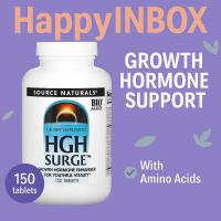 ราคา Source Naturals HGH Surge 150 Tablets เสริม Growth Hormone Support + Amino Acids (43721261068)