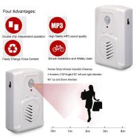 ราคา 1070_เซ็นเซอร์ตรวจจับความเคลื่อนไหวพร้อมอัดเสียง MP3 Sensor Motion Doorbell Remote Control Switch (1025360127)