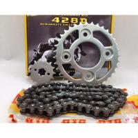 ราคา โซ่สเตอร์ Wave125/w110i เก่า ชุดโซ่สเตอร์DID 428 สำหรับรุ่น Wave125(หน้า+หลัง+โซ่ในกล่องเดียวกัน)ครบชุด (43810389443)