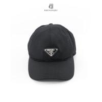ราคา [ของแท้] PRADA CAP S BLACK NYLON SHW มีใบรับประกัน ตรวจสอบได้ทุกใบ ✅ (40409022780)