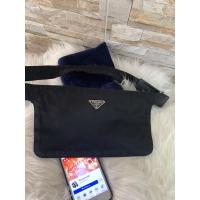 ราคา Prada คาดเอว สีดำ มือสอง ของแท้ พร้อมถุงผ้า (27465532950)