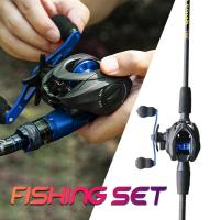 ราคา เบ็ดตกปลาคบชุด รอก หยดน้ำ คัน รอกหยดน้ำ เบ็ดตกปลา รอกเบสพร้อมคัน รอกหยดน้ำพร้อมคัน รอกเบท 6.3:1 17+1BB รอก เบทพร้อมคัน (26012260285)