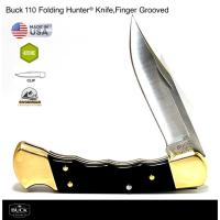 ราคา Buck 110 Folding Hunter® Knife 0110BRSFG-B มีดพับรุ่นด้ามจับมีร่องนิ้ว (25544979603)