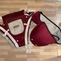 ราคา พร้อมส่ง✨ เป้อุ้มเด็กแบบมีที่นั่งสีแดง ที่นั่งคาดเอวอุ้มเด็กพร้อมเป้สะพาย มือ2 (4961105862)