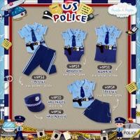 ราคา Brooklyn & Brighton - US Police ชุดตำรวจอเมริกัน เด็กผู้ชายและเด็กผู้หญิง (4555261169)