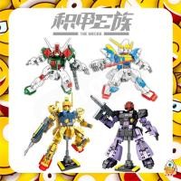 ราคา ตัวต่อ SY6497 หุ่นยนต์กันดั้ม 1 set 4 กล่อง SET 1 (6033357409)