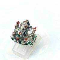 ราคา แหวนเงินแท้พระพิฆเนศลงยา (1917855520)