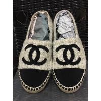 ราคา รองเท้าชาแนลแท้ มือสอง (Chanel Espadrilles canvas) (15677441104)