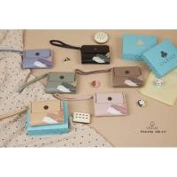 ราคา กระเป๋าสตางค์ใบสั้น 3 พับลายใบไม้ แบรนด์แท้ซีเซล Cicelle รหัสรุ่น PT19-1361 (7158439941)