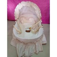 ราคา เปลหวาย ตะกร้าหวาย มัมฟิน สำหรับเด็กทารก จากญี่ปุ่น สภาพสวย 90% (2660956105)