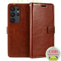 ราคา CASE SAMSUNG GALAXY S24 ULTRA LEATHER CASE HP COVER LEATHER WALLET FLIP COVER HEADPHONE CASE (46302159724)