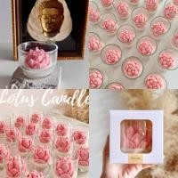 ราคา เทียนหอมไหว้พระ เทียนหอมดอกบัว ไหว้พระแม่ลักษมี เทียนบูชาพระ (27708288820)