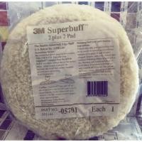 ราคา 3M 05701 ลูกขัดขนแกะสีขาวขัดหยาบ 8" แบบ2 หน้า Superbuff (1948984877)