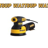 ราคา DEWALT เครื่องขัดกระดาษทรายกลม+ถุง 5 นิ้ว 14000 รอบ/นาที รุ่น DWE6423-B1 (41575971895)