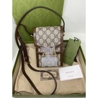 ราคา ของแท้ Gucci Horsebit 1995 Mini bag น้ำตาล (12105948747)