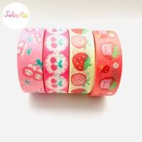 ราคา พร้อมส่ง เทปวาชิ เทปตกแต่ง ลายผลไม้น่ารัก (22943822280)