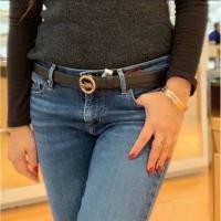 ราคา แท้ พร้อมส่งเข็มขัดผู้หญิง COACH F78181 HORSE AND CARRIAGE BELT (B4OVFM) (28963720577)