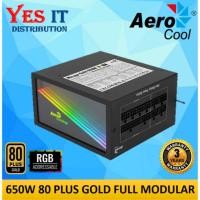 ราคา AEROCOOL MIRAGE 650W / 750W RGB 80 PLUS GOLD FULL MODULAR พาวเวอร์ซัพพลาย (43127098395)