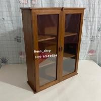 ราคา ตู้ยาไม้สักแท้ ตู้ไม้เก่า (4478077278)