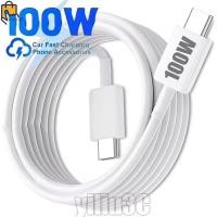 ราคา 100W Dual Type-C Fast Charging Data Cable - TPE 5A High-speed Quick Charging Data Cord - 1.2M Type-C To C Data Transfer Wire Cord Charger (50652577224)