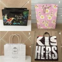 ราคา ถุง ถุงกระดาษ แบรนด์ Paragon the mall emporium, ลายดอกไม้ , Harrods , ถุงพลาสติก HERSHEY’S ของแท้ สภาพสวย ใช้ใส่ของ (13508496641)