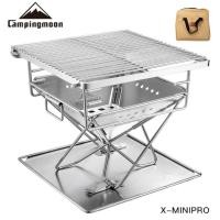 ราคา เตาย่างพกพาสแตนเลส Campingmoon​รุ่น X MINI PRO สินค้าพร้อมส่งจากไทย (7062602511)
