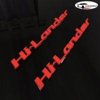 ราคา 2 ชิ้น โลโก้ Logo Hi-Lander ตัวหนังสือ 3D สีแดง ข้างประตู อีซูซุ ดีแม็ก 2012-2019 All NEW ISUZU D-MAX (5434995479)