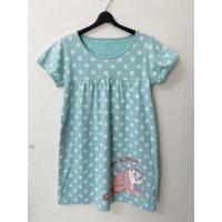 ราคา Uniqlo size145-155 เดรสเด็กโตสีเขียวลายจุดขาว (13139008110)