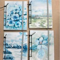 ราคา สมุดโน๊ตทำมือพร้อมสายรัดยาง ปกวาดสีน้ำ#handmade #สมุดโน๊ต #สมุดจด #รักษ์โลก #ถนอมสายตา #watercolor #สีน้ำ #สมุดบันทึก (28956781721)