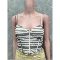 ราคา BERSHKA TOP STRIPE สีดําและสีขาว (50601511464)