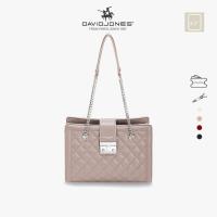 ราคา David Jones Paris กระเป๋าสะพายข้าง ทรงถัง ใส่โทรศัพท์ได้ แฟชั่นวินเทจ สำหรับผู้หญิง (7368029036)