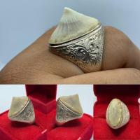 ราคา แหวนเงินแท้92.5 ลายไทย หัวกระเบนยาว2.5ซม รับประกันของแท้แน่นอน (9061207790)