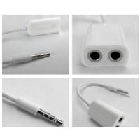 ราคา สายแยกหูฟัง 1 ออก 2 ขนาด 3.5 มม สายแยกแจ๊คไมค์ 3.5mm หัวแปลงหูฟังมือถือมีไมค์ให้ใช้กับ PC Headphone MIC White 3.5mm (9978723281)