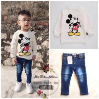 ราคา เสื้อสเวตเตอร์ Zara mickey สีขาว (28424856617)