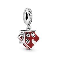 ราคา (ของแท้ พร้อมส่ง) Pandora Cozy Christmas House Dangle แพนโดร่าติ้งบ้านคริสต์มาส ของแท้ มือหนึ่ง (25990203579)
